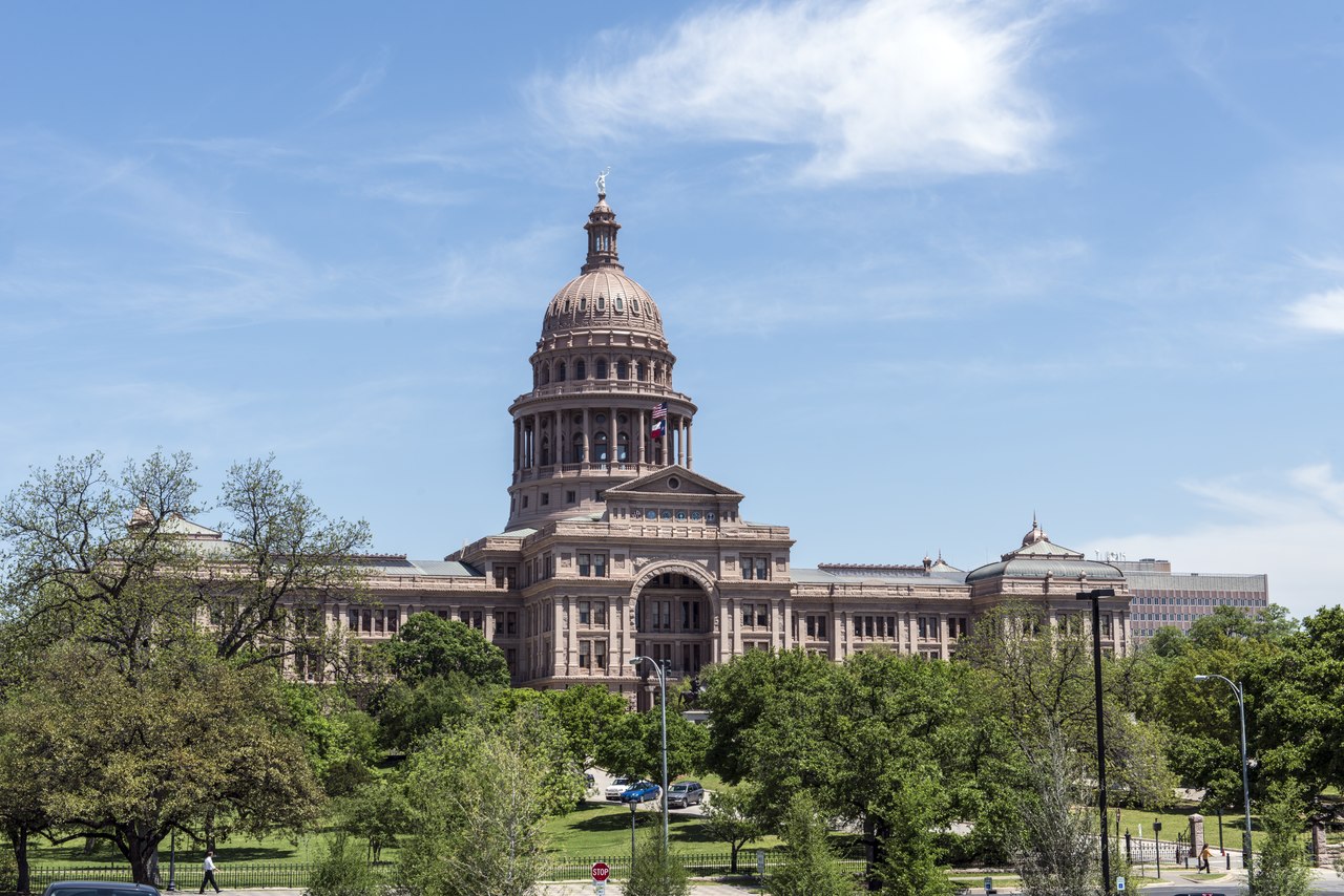 The Texas State Capitol building