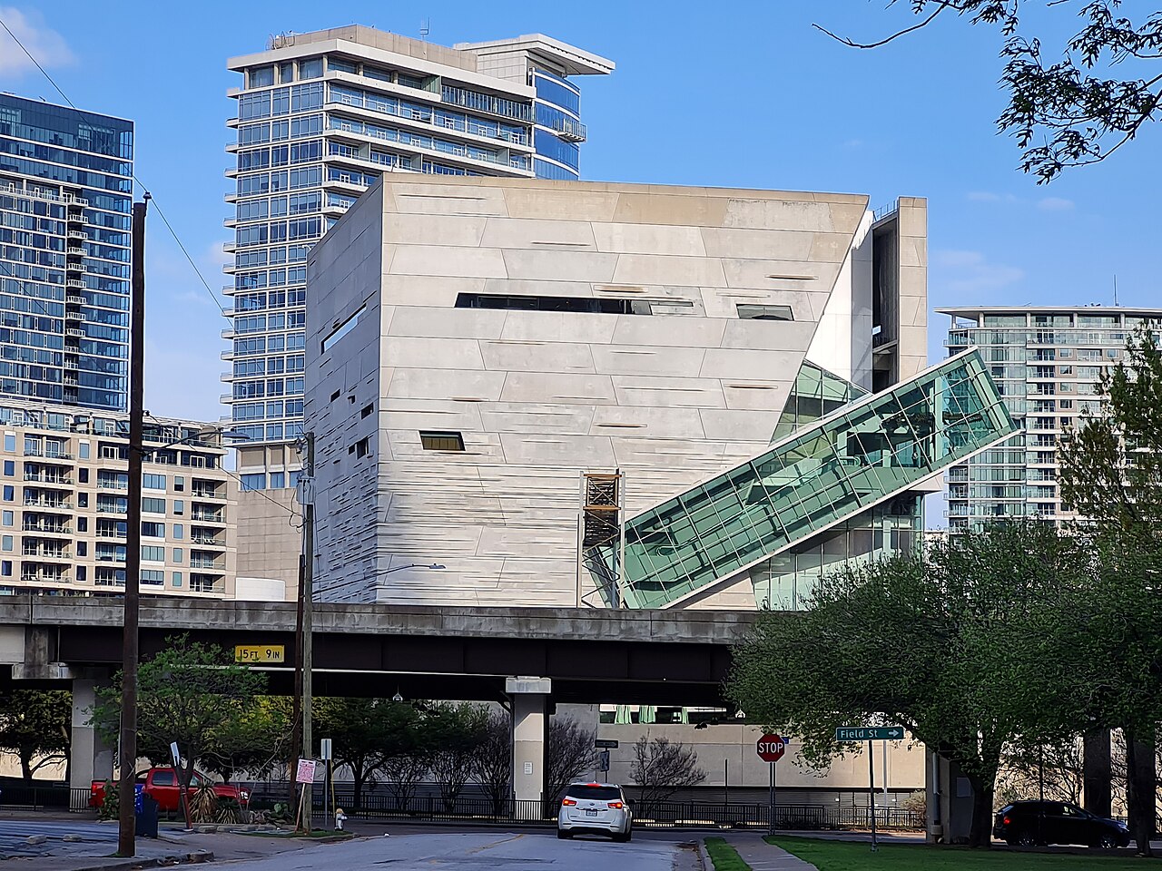 Perot Museum of Nature and Science exterior, Dallas