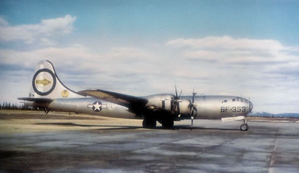 A B-29 Superfortress at Walker AFB in the markings of The Great Artiste