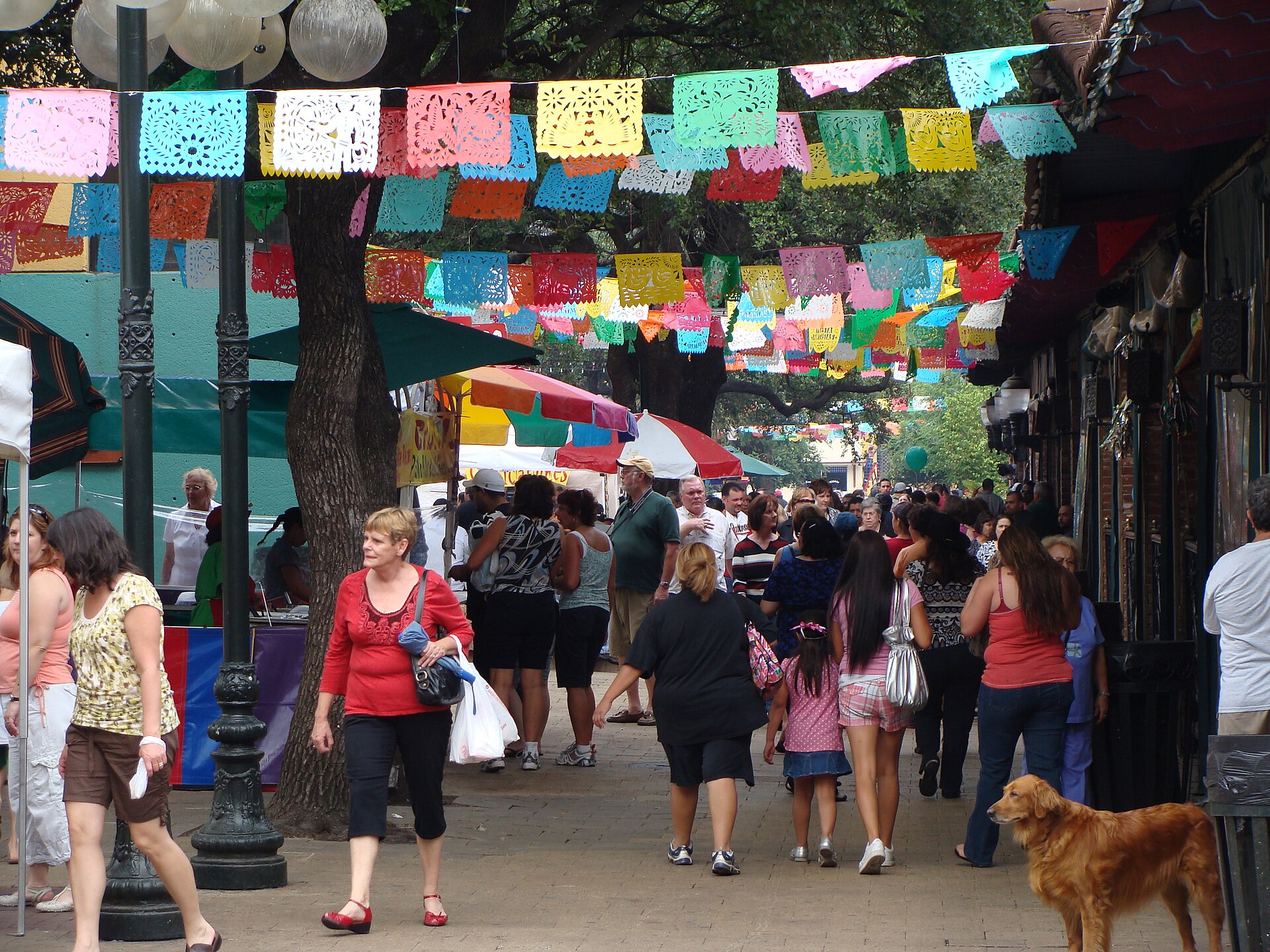 Historic Market Square, known locally as El Mercado, in San Antonio