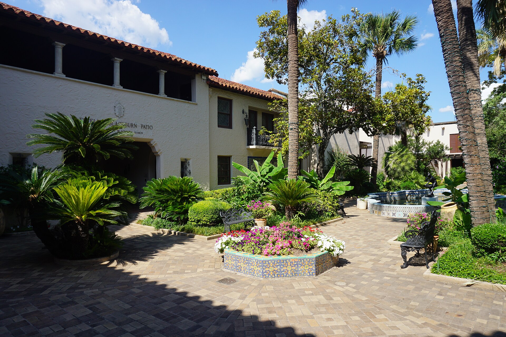 Courtyard at the McNay Art Museum