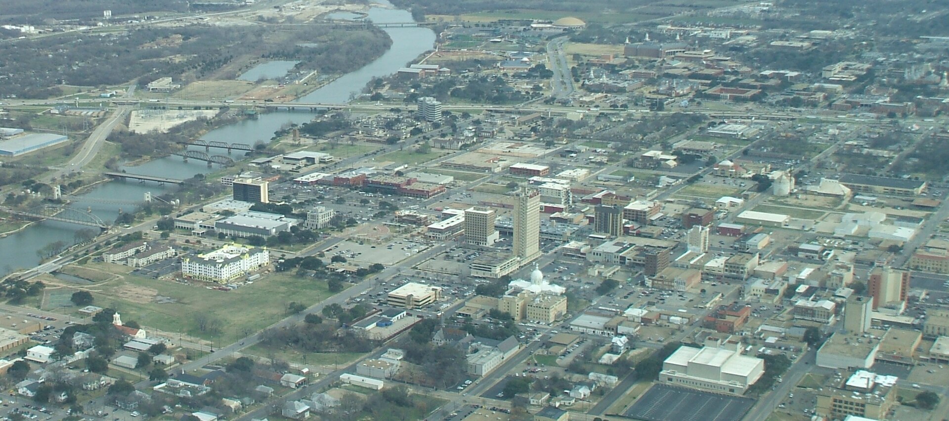 Aerial View of Downtown Waco